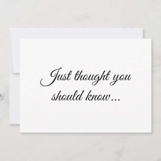 Élégant minimaliste Faire-part de grossesse (Devant)