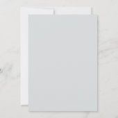 Élégant minimaliste Faire-part de mariage simple (Dos)