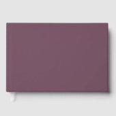 Elégant minimaliste Foil Guestbook (Recto)