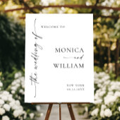 Élégant minimaliste Mariage d'accueil