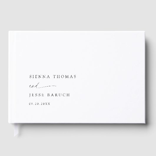Élégant minimaliste Mariage de script moderne (Recto)