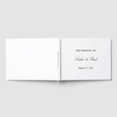Élégant minimaliste Mariage livre d'hôtes (Complet)