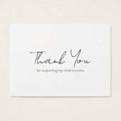 Élégant minimaliste Merci d'affaires moderne (Devant)