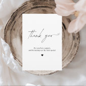 Élégant minimaliste Merci moderne simple