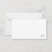 Élégant minimaliste Modèle Monogramme simple (Dos)