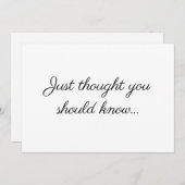 Élégant minimaliste moderne Faire-part de grossess (Devant / Derrière)