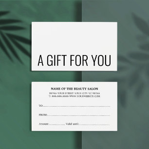 Élégant minimaliste noir et blanc