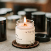 Élégant minimaliste noir et blanc étiquette