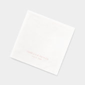 Élégant Minimaliste Pêche (Gauche)