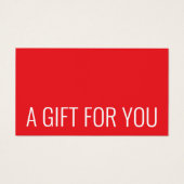 Élégant minimaliste rouge blanc gras (Devant)