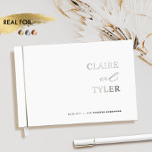 Élégant, minimaliste, véritable mariage à feuille