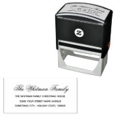 Elegant minimalistisch adres zelfinktende stempel (In situ)