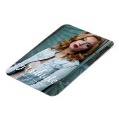 Elegant Minimalistisch Afstuderen Chic Calligrafie Magneet (Linkerzijde)