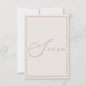 Elegant minimalistisch artikelnummer bedankkaart (Achterkant)