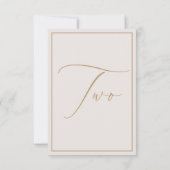 Elegant minimalistisch artikelnummer bedankkaart (Achterkant)