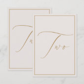 Elegant minimalistisch artikelnummer bedankkaart (Voorkant / Achterkant)