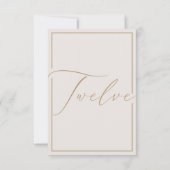 Elegant minimalistisch artikelnummer bedankkaart (Achterkant)