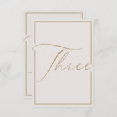 Elegant minimalistisch artikelnummer bedankkaart (Voorkant / Achterkant)