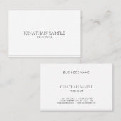 Elegant minimalistisch design Professioneel modern Visitekaartje (Voorkant / Achterkant)