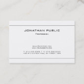 Elegant Minimalistisch Gewoon modern design Trendy Visitekaartje (Voorkant)