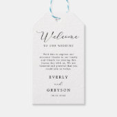 Elegant minimalistisch Hartelijk dank Cadeaulabel (Voorkant)