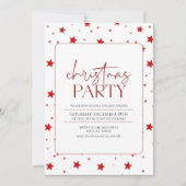 Elegant minimalistisch kerstfeest kaart (Voorkant)