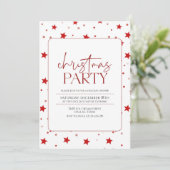 Elegant minimalistisch kerstfeest kaart (Staand voorkant)