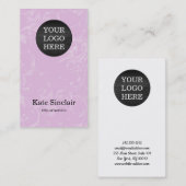 Elegant minimalistisch modern Logo Visitekaartje (Voorkant / Achterkant)