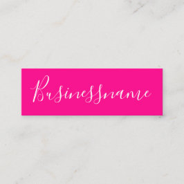 Elegant minimalistisch modern trendroze klantenkaartje