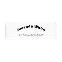 Elegant minimalistisch modern zwart wit