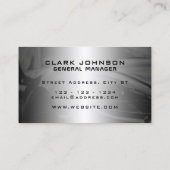 Elegant minimalistisch moderne auto-industrie visitekaartje (Achterkant)