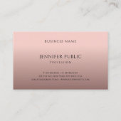 Elegant minimalistisch moderne professionele Sjabl Visitekaartje (Achterkant)