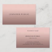 Elegant minimalistisch moderne professionele Sjabl Visitekaartje (Voorkant / Achterkant)