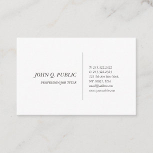 Elegant minimalistisch moderne professionele Sjabl Visitekaartje