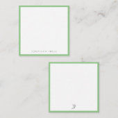 Elegant minimalistisch monogram Moderne Sjabloon (Voorkant / Achterkant)