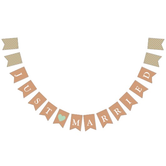 Elegant minimalistisch net getrouwd Passen getrouw Vlaggetjes (Alle)