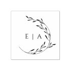 Elegant minimalistisch olievlek met groot monogram