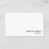 Elegant minimalistisch ontwerp Aangepaste Sjabloon Visitekaartje (Voorkant)