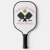 Elegant minimalistisch pickleball monogram ontwerp pickleball paddle (Voorkant)