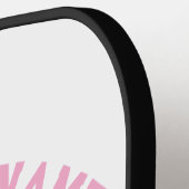 Elegant minimalistisch pickleball monogram ontwerp pickleball paddle (Links Detail)