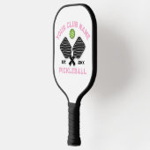 Elegant minimalistisch pickleball monogram ontwerp pickleball paddle (Links)