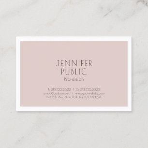 Elegant minimalistisch professioneel modern design visitekaartje