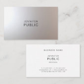 Elegant minimalistisch professioneel modern Nice-p Visitekaartje (Voorkant / Achterkant)