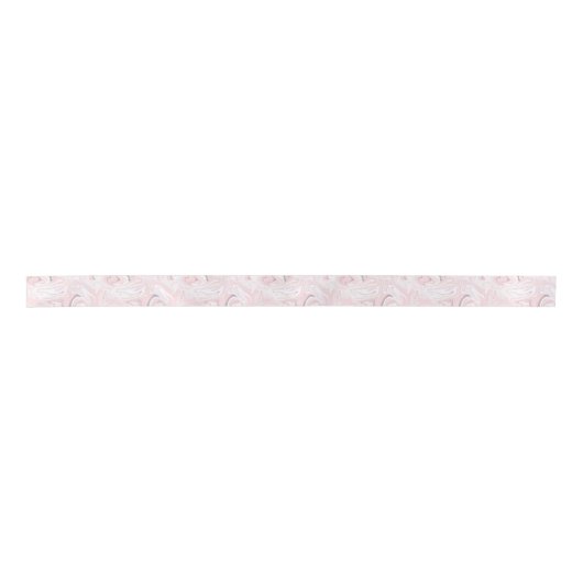 Elegant minimalistisch roze en witte marmer lint (Voorkant)