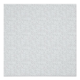 Elegant Minimalistisch Schoolpatroon Perfect Poster