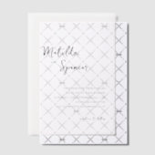 Elegant minimalistisch script bruiloft vellum uitnodigingen (Offset (Uitnodiging))