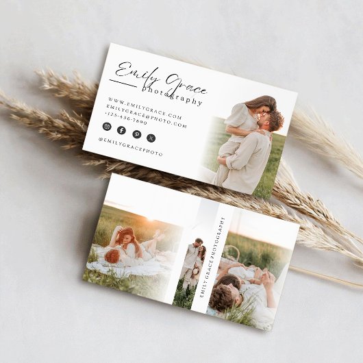 Elegant minimalistisch Visitekaartje