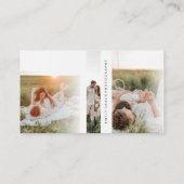 Elegant minimalistisch Visitekaartje (Achterkant)