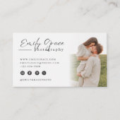 Elegant minimalistisch Visitekaartje (Voorkant)