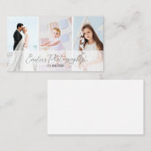 Elegant minimalistisch Visitekaartje fotograaf (Voorkant / Achterkant)